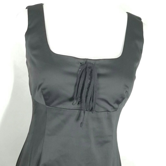 BCBG Dresses Cocktail Front Lace-up Evening Dress - Picture 2 of 5